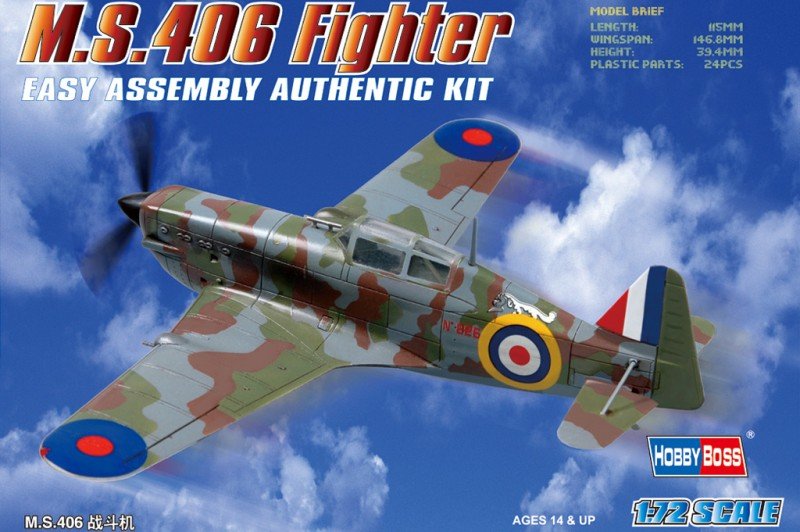 Hobby Boss 80235 Chasseur français MS.406 (1/72)