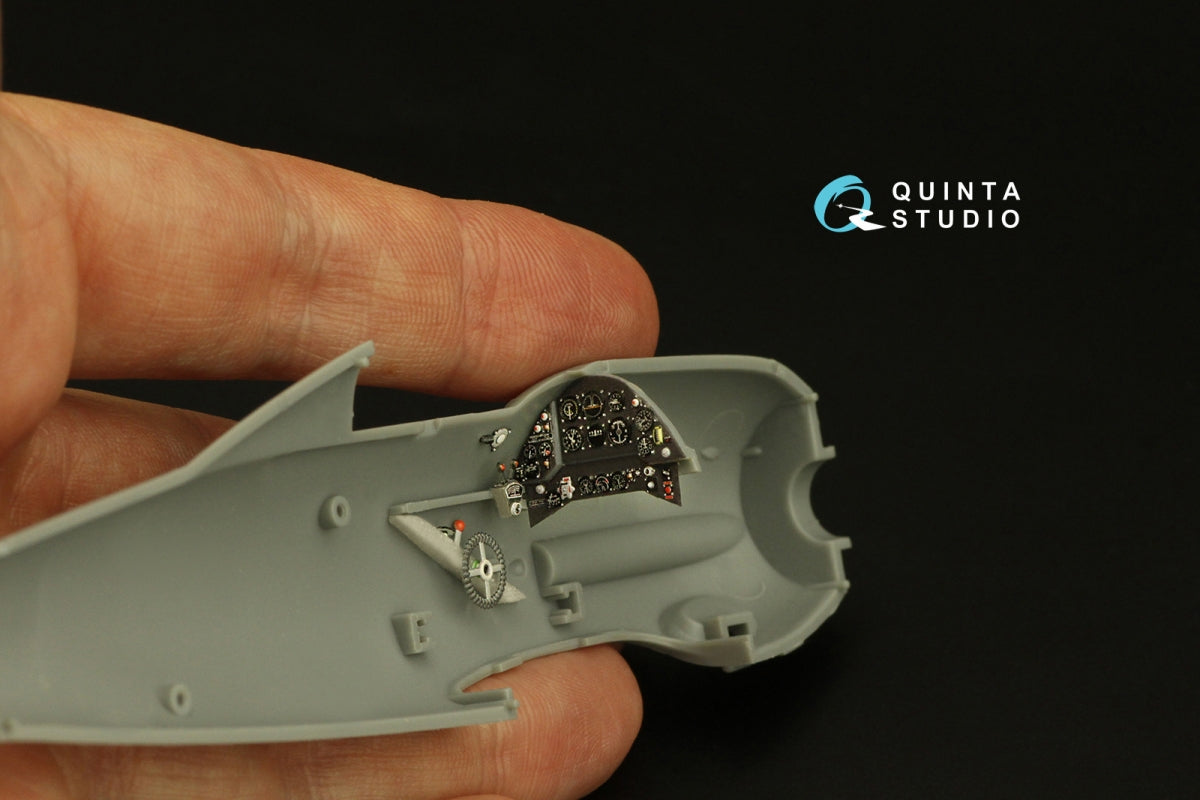 Intérieur imprimé en 3D et coloré sur papier décalcomanie Quinta Studio QD48402 Gloster Gladiator MKII (I Love Kit) 1/48 – Bild 7