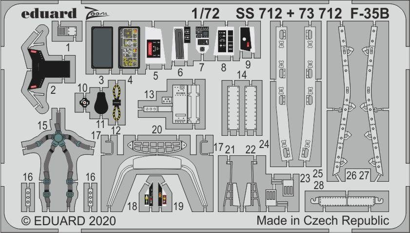 Eduard 73712 F-35B pour ACADEMY 1/72