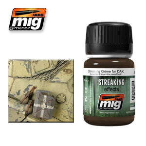 Ampoil Mig Jimenez 1201 Streaking Grime pour DAK 35ml
