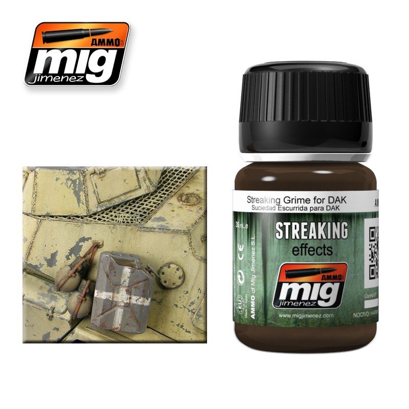 Ampoil Mig Jimenez 1201 Streaking Grime pour DAK 35ml