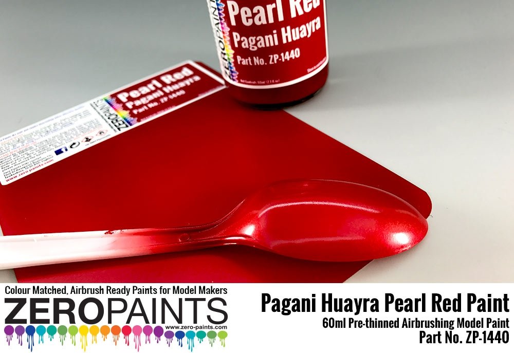 Peinture rouge nacré Zero Paints ZP-1440 Pagani Huayra 60 ml – immagine 2