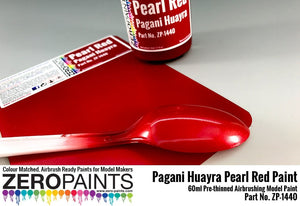Peinture rouge nacré Zero Paints ZP-1440 Pagani Huayra 60 ml – immagine 2