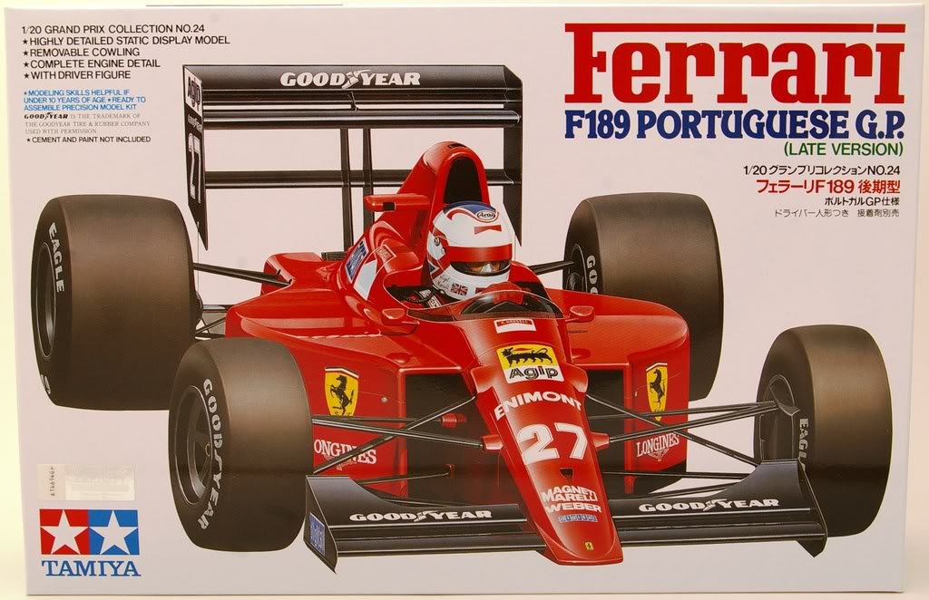 Tamiya 20024 Ferrari F189 Portuguese GP (1/20)