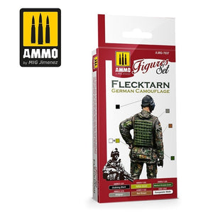 Munitions Mig Jimenez 7037 Flecktarn, camouflage allemand, lot de 6 cartouches de 17 ml – image 2
