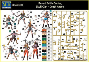 Master Box 35122 Desert Battle Series Skull Clan Death Angels – zdjęcie 2