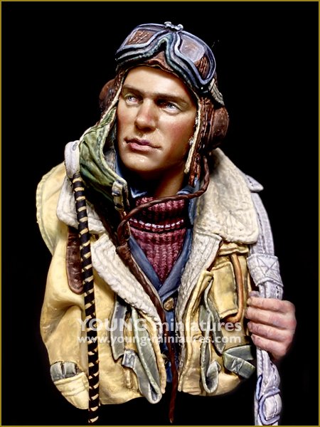 Young Miniatures YM1891 Bataille d&amp;#39;Angleterre Pilote de la RAF Seconde Guerre mondiale 1/10