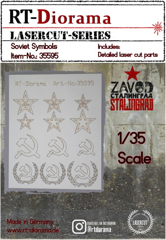 RT-Diorama 35595 Symboles soviétiques 1/35