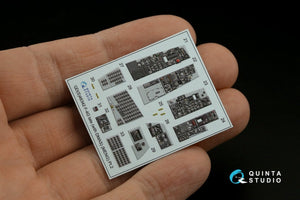 Quinta Studio QD+48342 F-4G tardif Intérieur imprimé en 3D et coloré sur papier décalcomanie (Meng) (avec pièces en résine imprimées en 3D) 1/48 – immagine 5