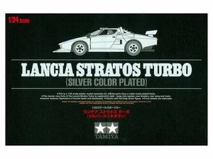 Tamiya 25418 Lancia Stratos Turbo (peinture argentée) 1/24