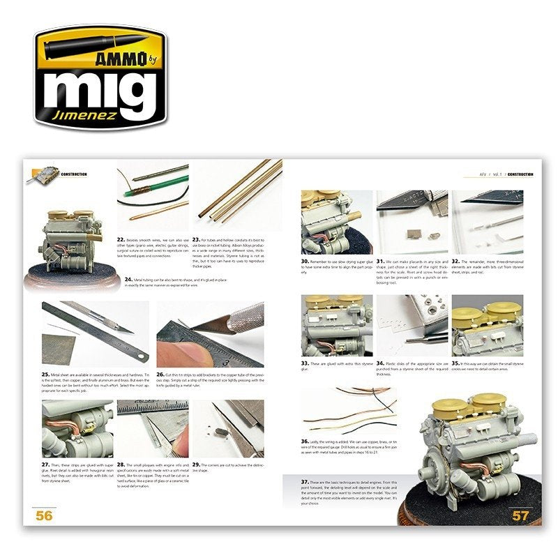 AMMO de Mig Jimenez 6150 ENCYCLOPÉDIE DES TECHNIQUES DE MODÉLISATION DE BLINDÉS VOL. 1 – CONSTRUCTION (Anglais) – image 2