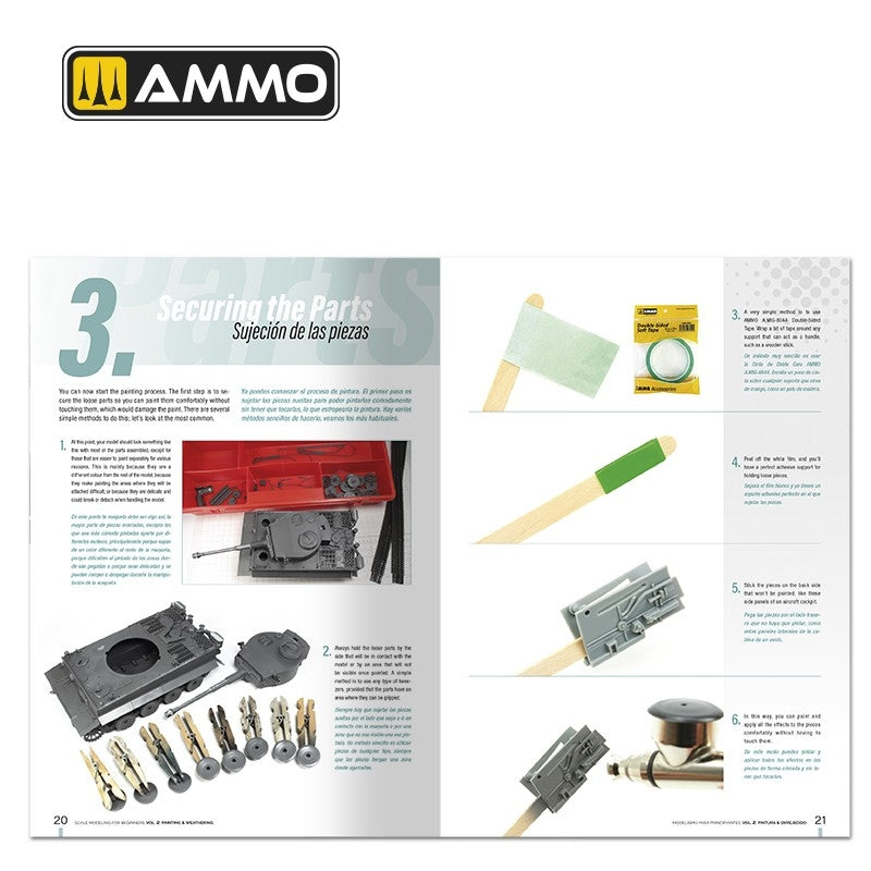 Ammo by Mig 6301 Modélisme à l&amp;#39;échelle pour débutants Vol. 2 : Peinture et vieillissement (bilingue) – image 3
