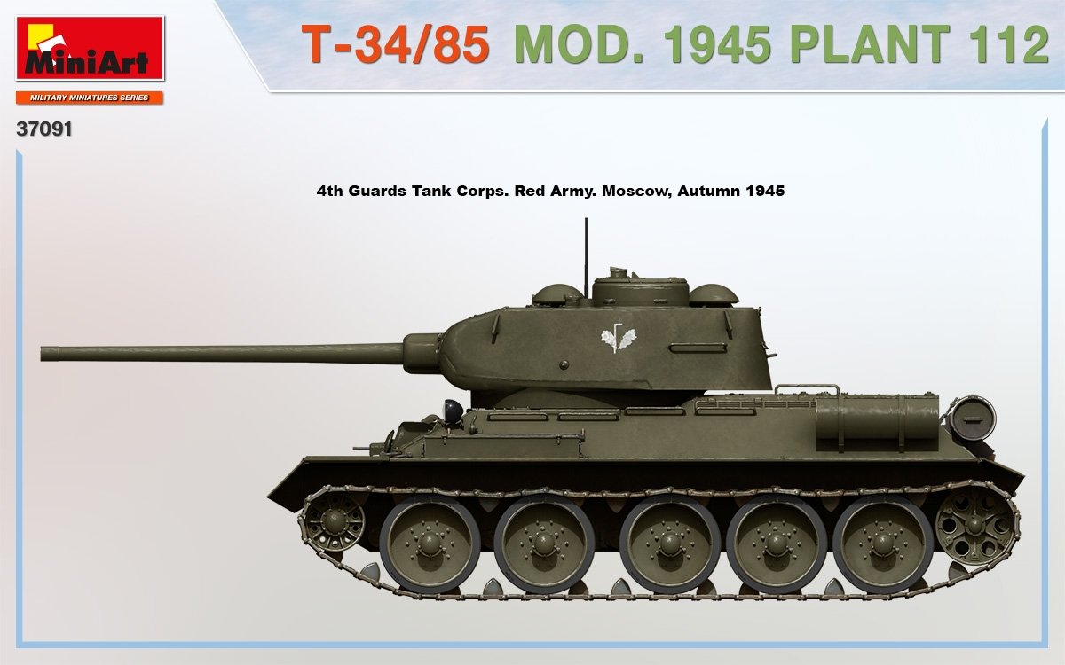 MiniArt 37091 T-34/85 Mod. 1945. Usine 112 1/35  – Bild 3