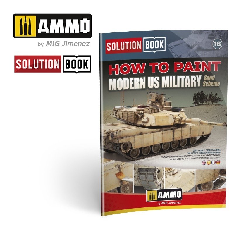 Munitions du Mig 6512 : Comment peindre le camouflage sable militaire américain moderne (Livre de solutions)