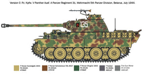 Italeri 7018 Sd.Kfz. 171 Pz.Kpfw. V Panther Ausf. Un 1/72 – immagine 6