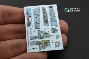 Intérieur coloré imprimé en 3D sur papier décalcomanie Quinta Studio QD48056 Su-17M4/22M4 (pour kit KittyHawk) 1/48 – immagine 4