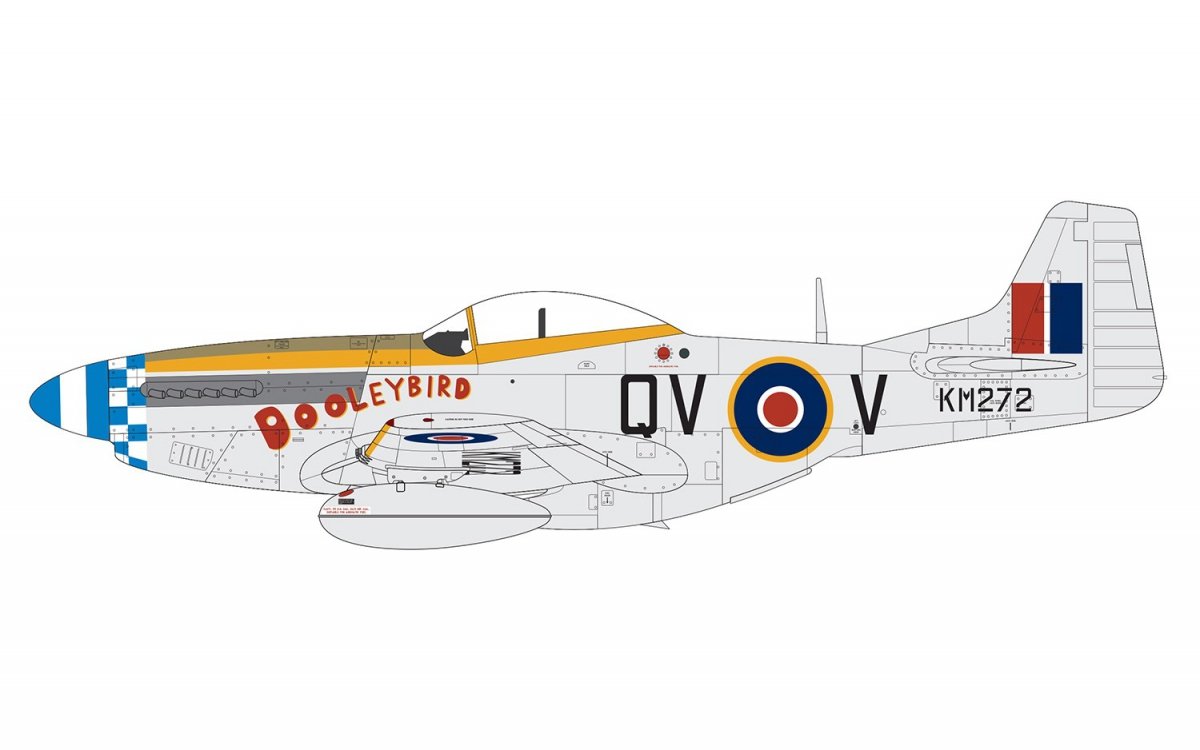 Airfix 05137 Mustang Mk.IV™ nord-américain au 1/48  – Bild 3