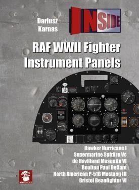 MMP Books 81623 Panneaux d'instruments de chasse de la RAF de la Seconde Guerre mondiale EN