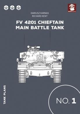 MMP Books 58662 Plans de chars n° 1 : Fv 4201 Chieftain Char de combat principal
