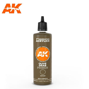 AK Interactive AK11249 Base de teint vert olive 100 ml