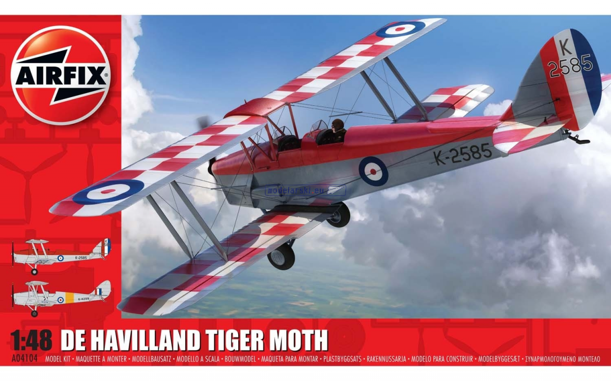 Airfix 04104 de Havilland DH82a Tiger Moth - 1/48