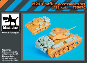 Ensemble d&amp;#39;accessoires Black Dog T35070 M24 Chaffe au 1/35