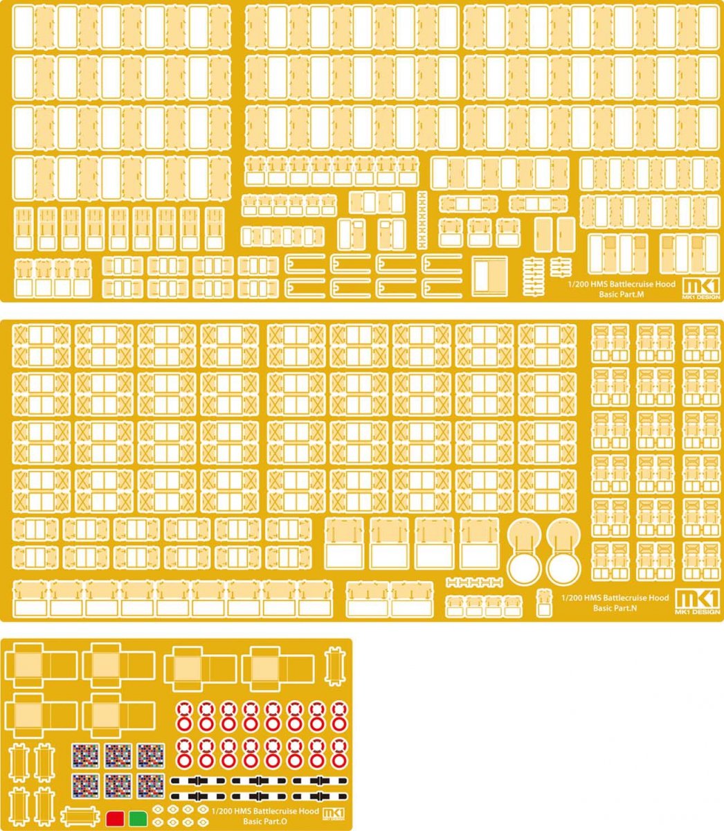 MK1 Design MD-20015 HMS Hood DX Pack 1/200 – immagine 10