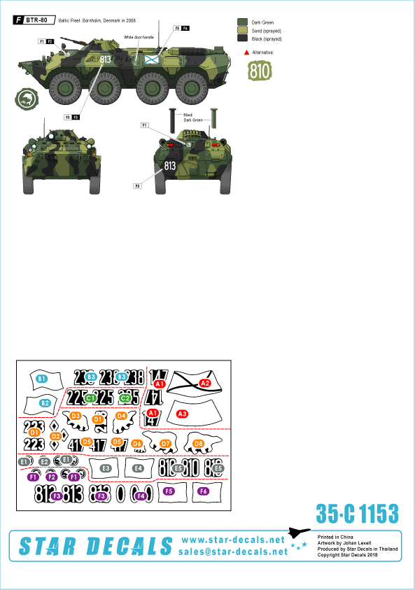Star Decals 35-C1153 Infanterie navale 5 1/35 – immagine 2