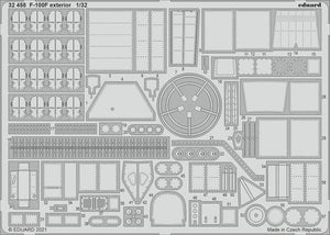 Eduard 32458 F-100F extérieur pour Trumpeter 1/32