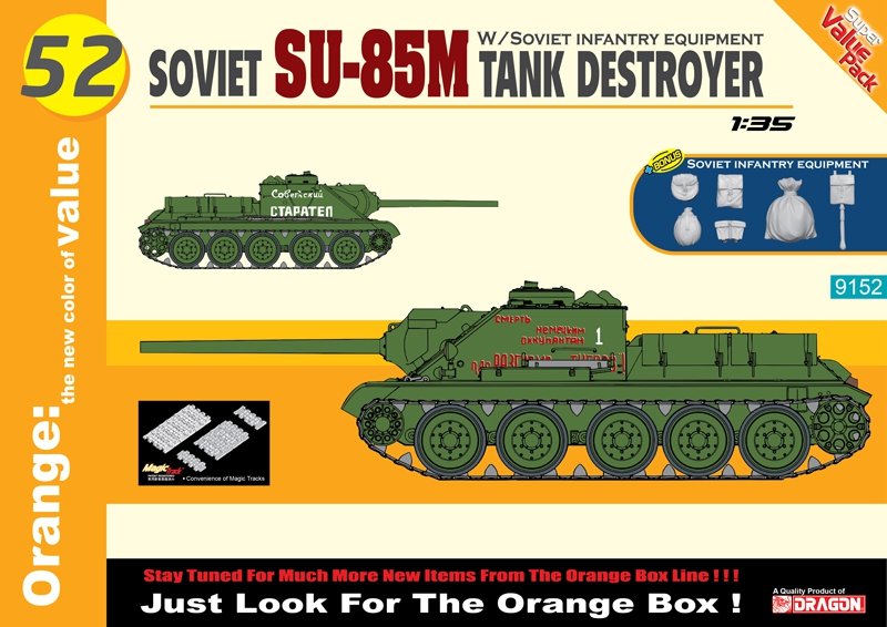 Cyber ​​Hobby 9152 Chasseur de chars soviétique SU-85M 1/35