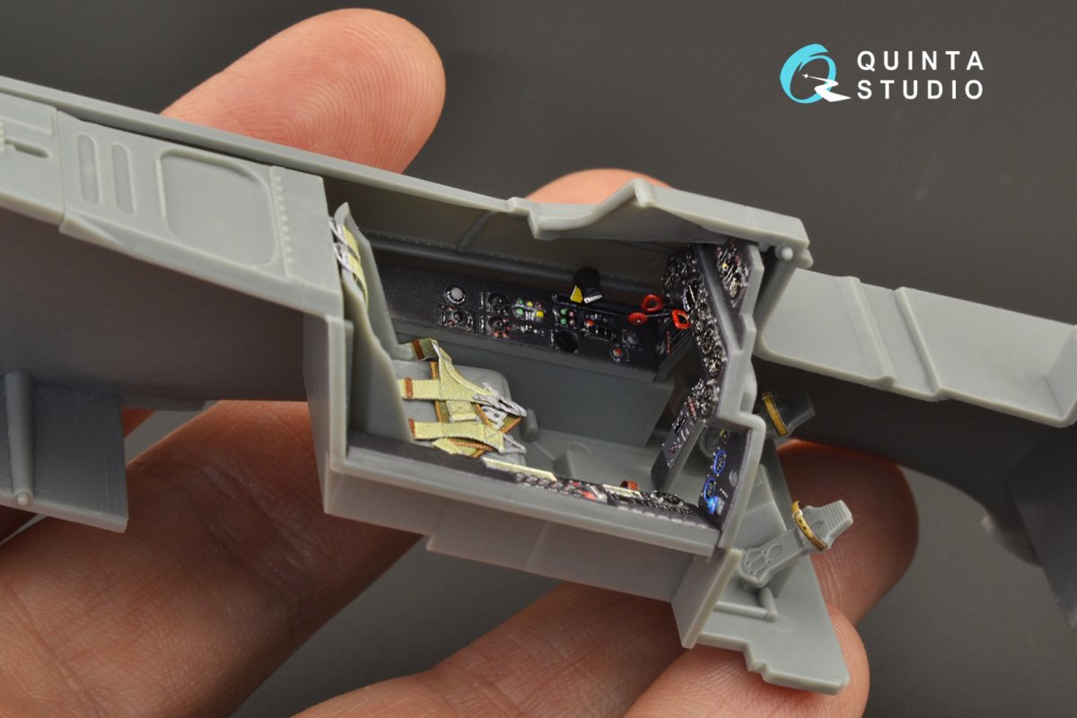 Intérieur imprimé en 3D et coloré sur papier décalcomanie Quinta Studio QD32126 FW 190A-8 (Hasegawa) 1/32 – image 6