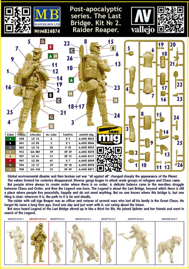 Master Box 24074 Raider Reaper Le Dernier Pont 1/24 – Bild 3