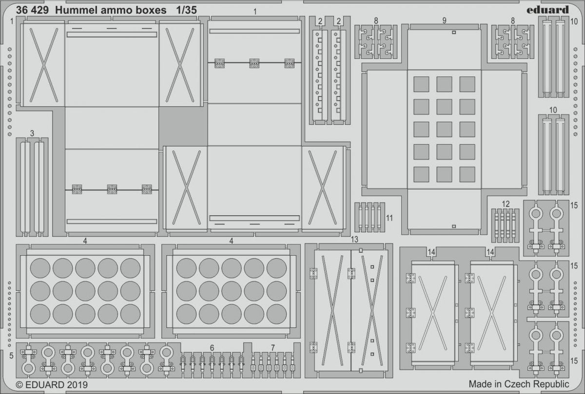 Eduard BIG3597 Hummel 1/35 TAMIYA – zdjęcie 2