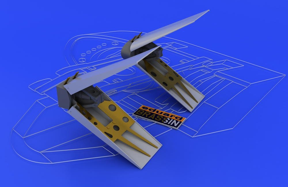 Eduard 648039 F-16 aérofreins 1/48 (TAMIYA) – image 5