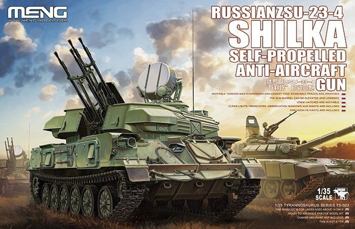 Meng modèle TS-023 russe ZSU-23-4 SHILKA