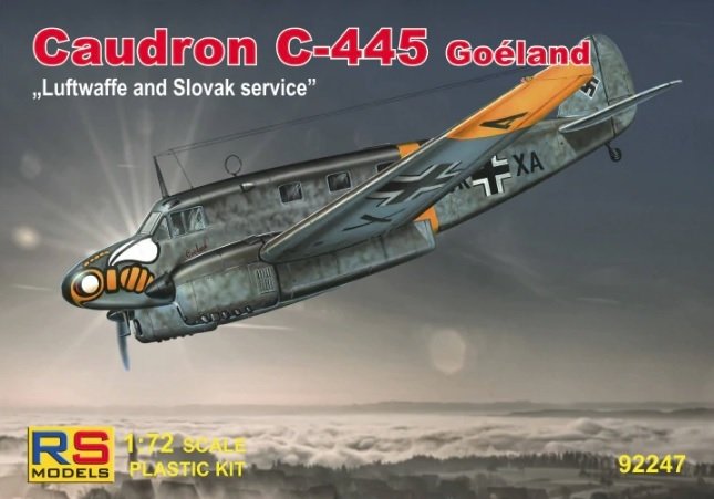 RS Models 92247 Caudron C-445 Goeland "Luftwaffe et service slovaque" 1/72