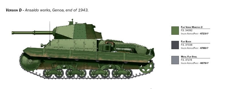 Italeri 6599 Carro Armato P40 1/35 – image 7