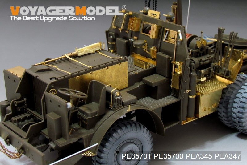 Intérieur de la cabine du véhicule de dépannage américain M26 de la Seconde Guerre mondiale, maquette Voyager PE35701 (pour TAMIYA 35230/35244), échelle 1/35 – image 3