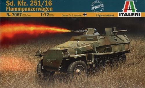 Italeri 7067 SD. Kfz. 251/16 Flammpanzerwagen (1/72)
