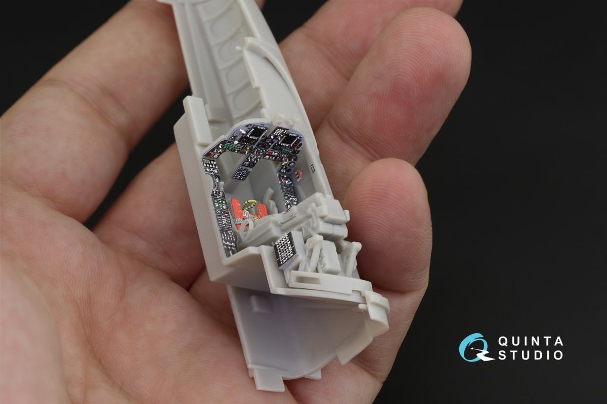 Intérieur imprimé en 3D et coloré sur papier décalcomanie Quinta Studio QD48257 F-20 Tigershark (Freedom Model) 1/48 – image 11