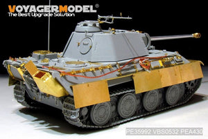 Maquette Voyager PE35992 Panther G allemand de la Seconde Guerre mondiale, version intermédiaire, pour TAKOM 2120 au 1/35 – Bild 9