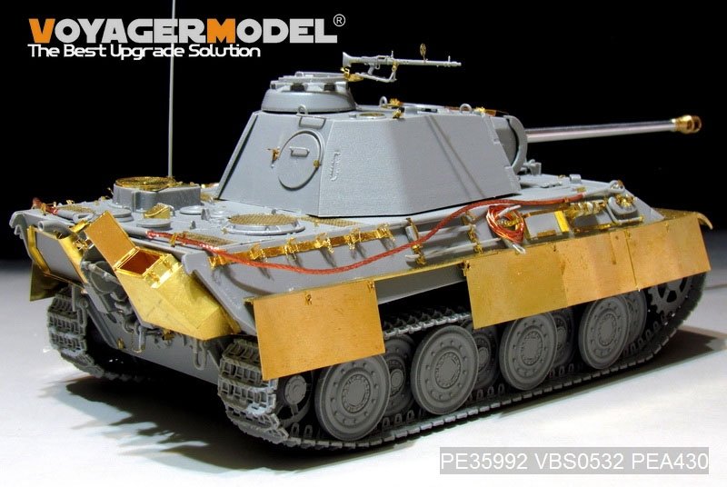 Maquette Voyager PE35992 Panther G allemand de la Seconde Guerre mondiale, version intermédiaire, pour TAKOM 2120 au 1/35 – Bild 9