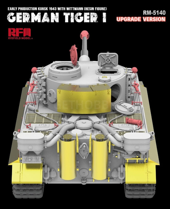 Maquette Rye Field Model 5140 Tiger I, version améliorée Wittmann Kursk 1943 (première production) à l&amp;#39;échelle 1/35 – immagine 3