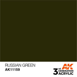 AK Interactive AK11159 VERT RUSSE – STANDARD 17 ml