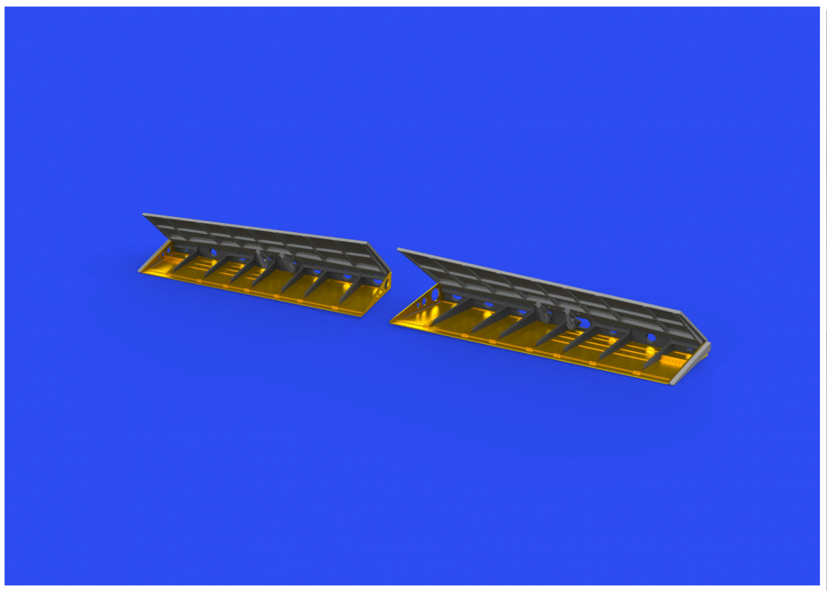 Volets d&amp;#39;atterrissage Eduard 648724 A6M2 - Impression Eduard 1/48 – immagine 3