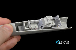 Intérieur imprimé en 3D et coloré sur papier décalcomanie pour F/A-18F tardif / EA-18G (fourni par Quinta Studio QD48051, pour maquette Hasegawa) au 1/48  – immagine 9