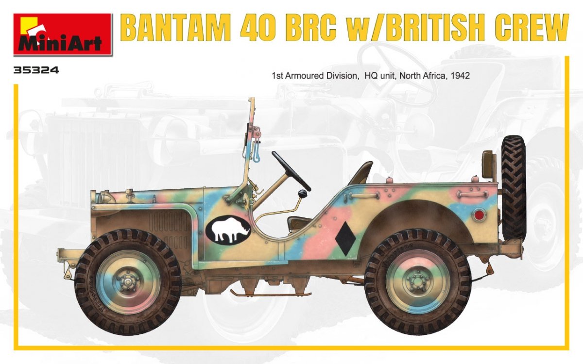 MiniArt 35324 BANTAM 40 BRC w/BRITISH CREW. SPECIAL EDITION 1/35 – zdjęcie 4