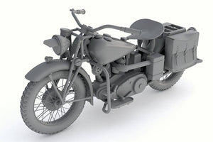 Moto militaire américaine Thunder Model 35003 Indian 741B 1/35 – Bild 6