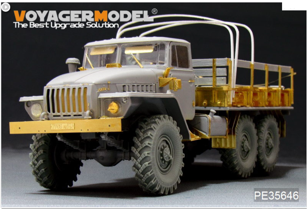 Maquette Voyager PE35646 URAL-4320 russe moderne (pour TRUMPETER 01012) 1/35 – Bild 2