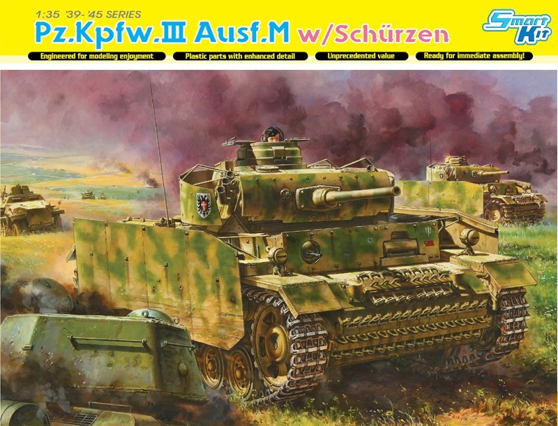 Dragon 6604 Pz.Kpfw.III Ausf.M avec Schurzen (1/35)